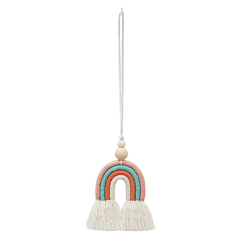 Interior Decorations Home Decor Nordic Style Pendant Portable Woven Accessories Rear View Mirror Gift Rainbow Car Hanging Ornament
Interior Decorations Home Decor Nordic Style Pendant Portable Woven Accessories Rear View Mirror Gift Rainbow Car Hanging Ornament