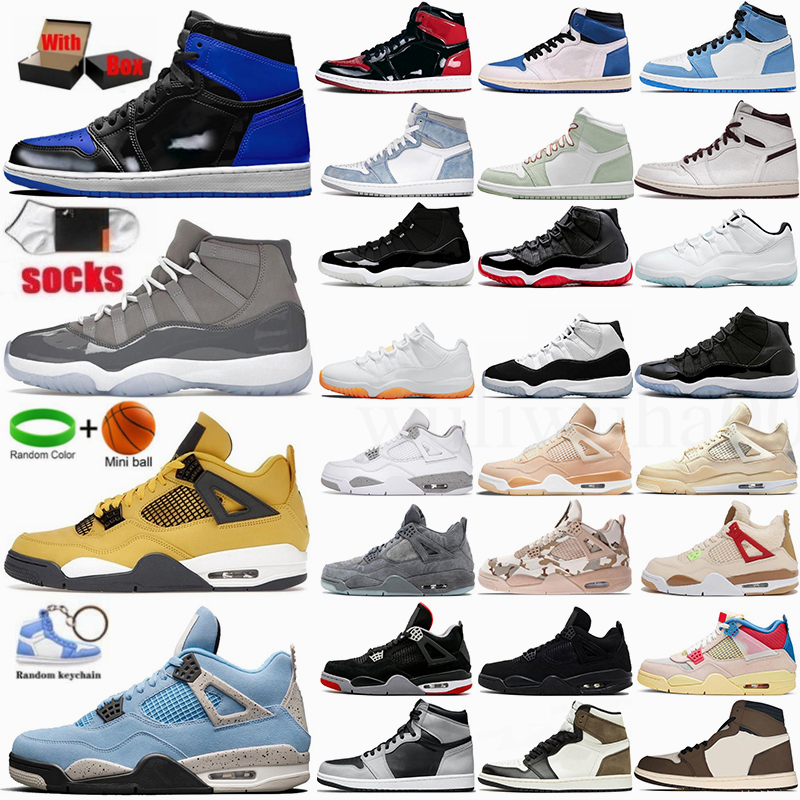 Tech White Oreo 4 4S Basketball Shoes Black Cat Lightning Jumpman 1 1s Patent Royal University Blue High Dark Mocha Mens Womens 11 11s Cool Grey OG Sneakers Trainers, 44
Tech White Oreo 4 4S Basketball Shoes Black Cat Lightning Jumpman 1 1s Patent Royal University Blue High Dark Mocha Mens Womens 11 11s Cool Grey OG Sneakers Trainers, 44