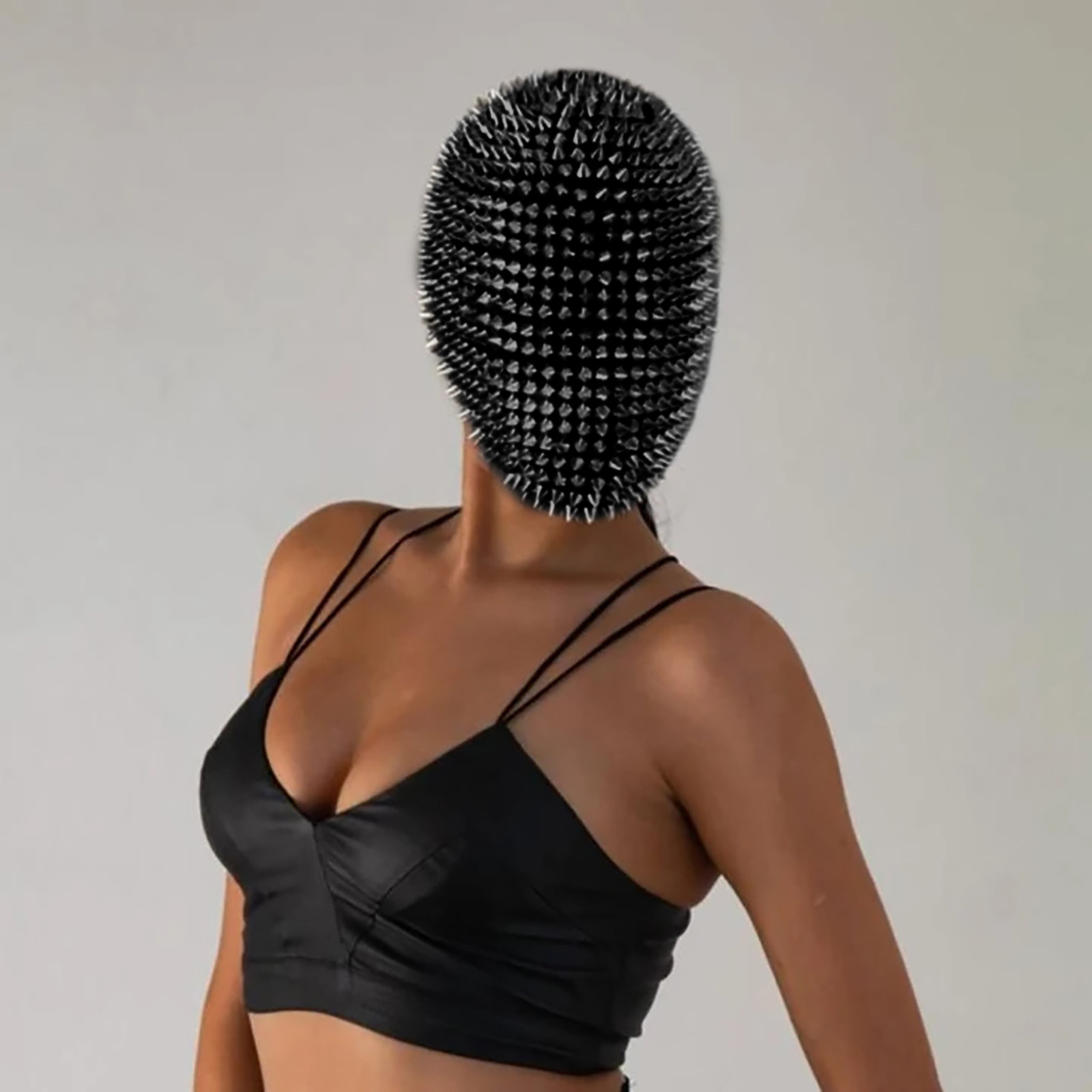 Studded Spikes Full Face Jewel Margiela Face Cover Halloween Cosplay Funny Mask Night Club Dance Mask Dj Dance Masks
Studded Spikes Full Face Jewel Margiela Face Cover Halloween Cosplay Funny Mask Night Club Dance Mask Dj Dance Masks