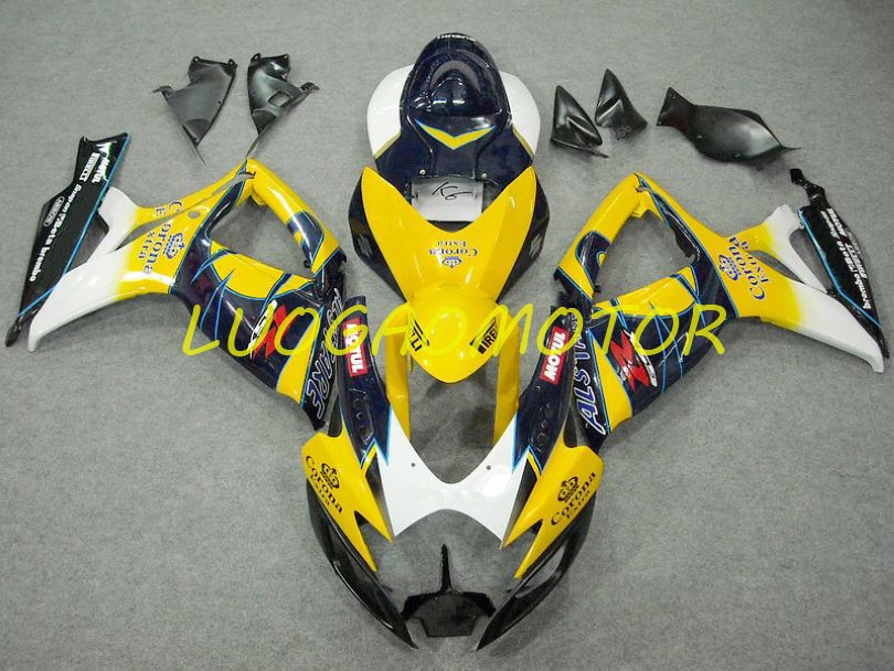 ABS Injecion Free Custom Fairing kits Cowling Fairings kit for SUZUKI Yellow White CORONA GSXR 600 750 GSXR600 GSXR750 Bodywork 2006-2007 06-07 Motorcycle factory
ABS Injecion Free Custom Fairing kits Cowling Fairings kit for SUZUKI Yellow White CORONA GSXR 600 750 GSXR600 GSXR750 Bodywork 2006-2007 06-07 Motorcycle factory