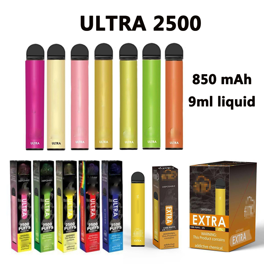 Newest ULTRA 2500 Puffs cigarettes Disposable Bars Vape Pen 850mAh Battery 9ML Pods Cartridge Pre Filled e Cigs Vaporizers Portable Vapor Devcice
Newest ULTRA 2500 Puffs cigarettes Disposable Bars Vape Pen 850mAh Battery 9ML Pods Cartridge Pre Filled e Cigs Vaporizers Portable Vapor Devcice