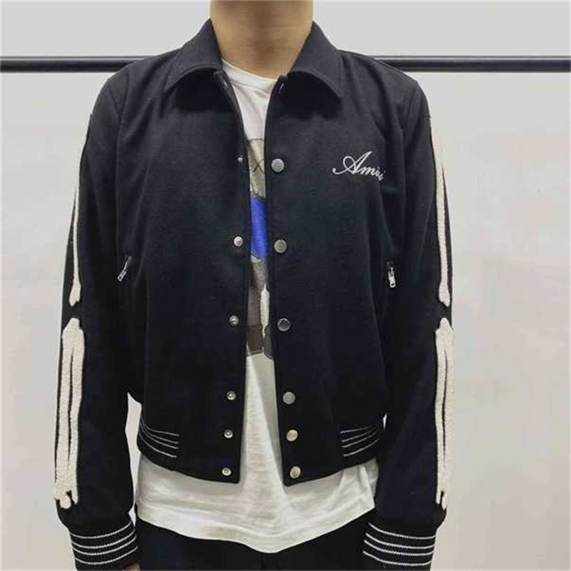 Designer Jackets i 9th Amir Street Amiry Bone Wool Baseball Splicing Jacket BJND, Black;brown
Designer Jackets i 9th Amir Street Amiry Bone Wool Baseball Splicing Jacket BJND, Black;brown