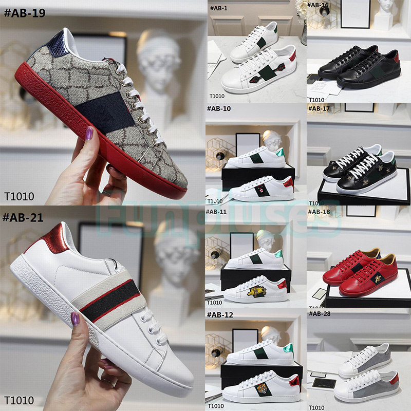 Top Quality Guccy GG Casual Shoes Men Women Cow Leather Snake Ace Bee Embroidery Red Green Stripe Platform Black White Luxurys Designer Dress Sneaker With Box, 26
Top Quality Guccy GG Casual Shoes Men Women Cow Leather Snake Ace Bee Embroidery Red Green Stripe Platform Black White Luxurys Designer Dress Sneaker With Box, 26