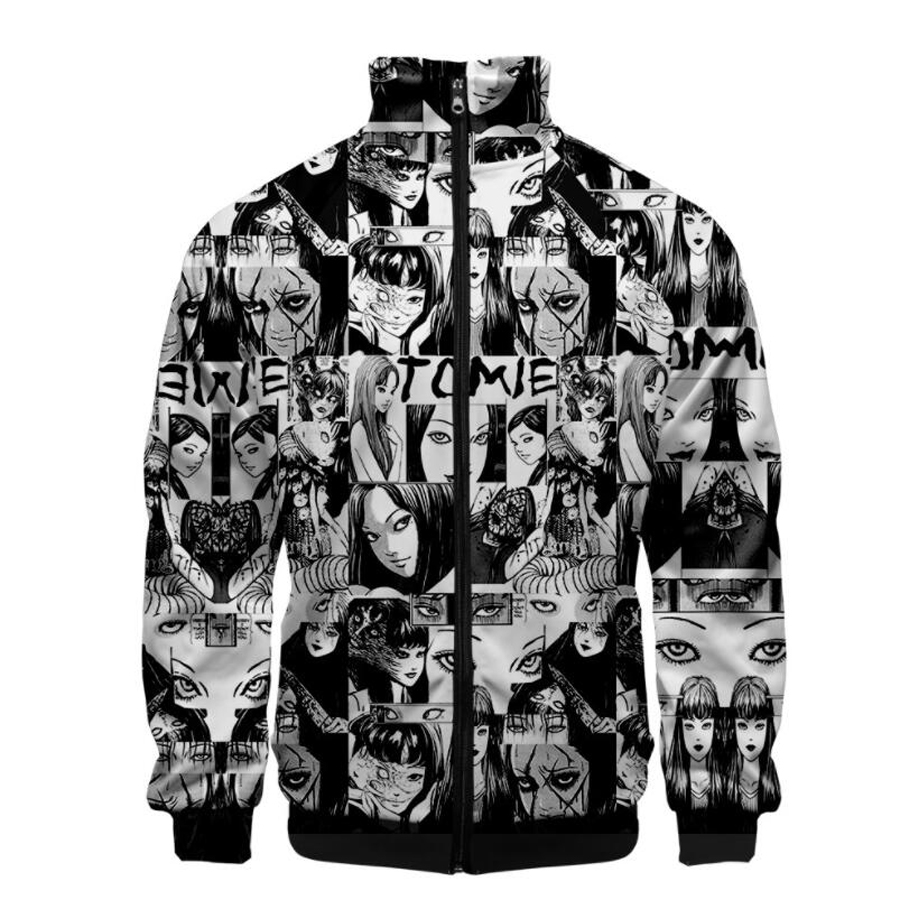 Japan Horror Comic Junji Ito Cosplay Costum 3D Print Men' Jackets Harajuku Cardigan Stand Collar Zipper Baseball Jacket Outwear, 005
Japan Horror Comic Junji Ito Cosplay Costum 3D Print Men' Jackets Harajuku Cardigan Stand Collar Zipper Baseball Jacket Outwear, 005