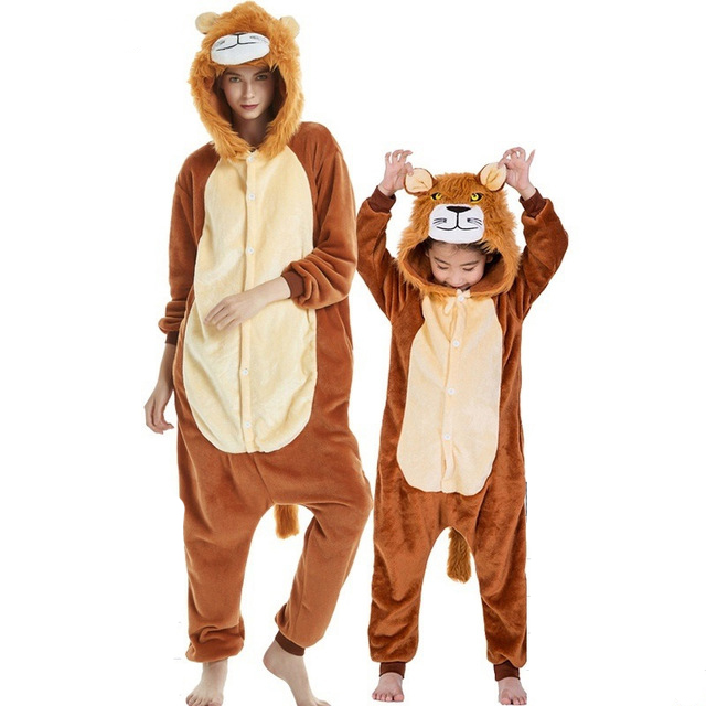 Animal onesie for adults Kids Anime Cosplay Lion Wolf Tiger Costume jumpsuit children sleepwear Women one piece pajamas, Black;white
Animal onesie for adults Kids Anime Cosplay Lion Wolf Tiger Costume jumpsuit children sleepwear Women one piece pajamas, Black;white