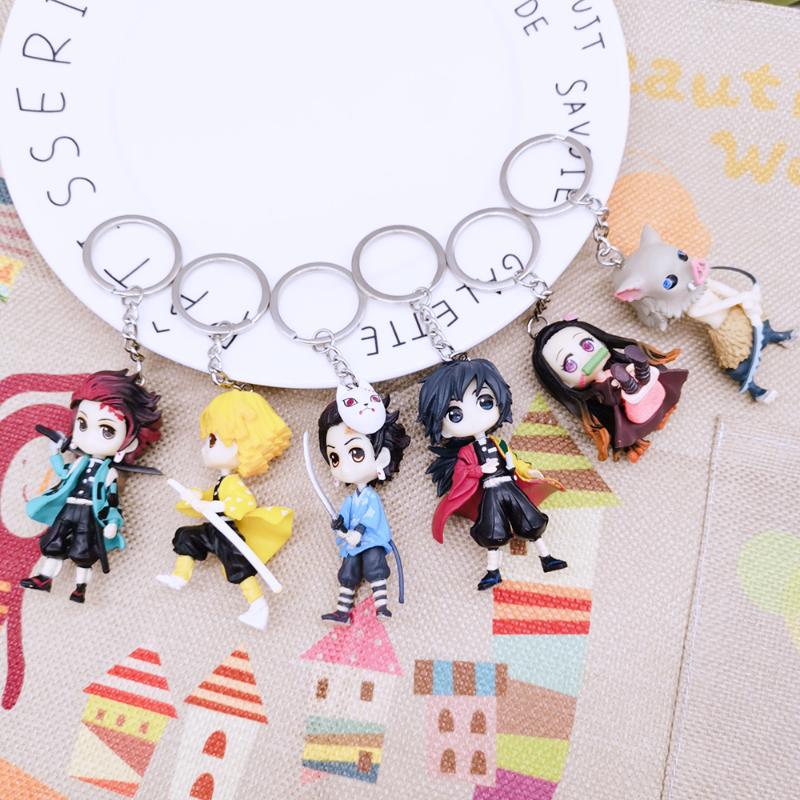 Keychains 2021 Selling Demon Slayer Keychains Exquisite Small Key Chain Bag Pendant Fashion Gift Handmade Person Model Key Rings
Keychains 2021 Selling Demon Slayer Keychains Exquisite Small Key Chain Bag Pendant Fashion Gift Handmade Person Model Key Rings