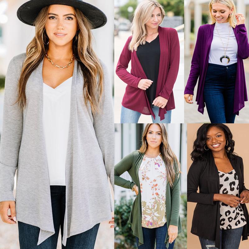 Women' Trench Coats Air Conditioning Unlined Upper Garment To Europe And The United States Amazon Sells Pure Color Long Sleeve Cardigan, Black
Women' Trench Coats Air Conditioning Unlined Upper Garment To Europe And The United States Amazon Sells Pure Color Long Sleeve Cardigan, Black