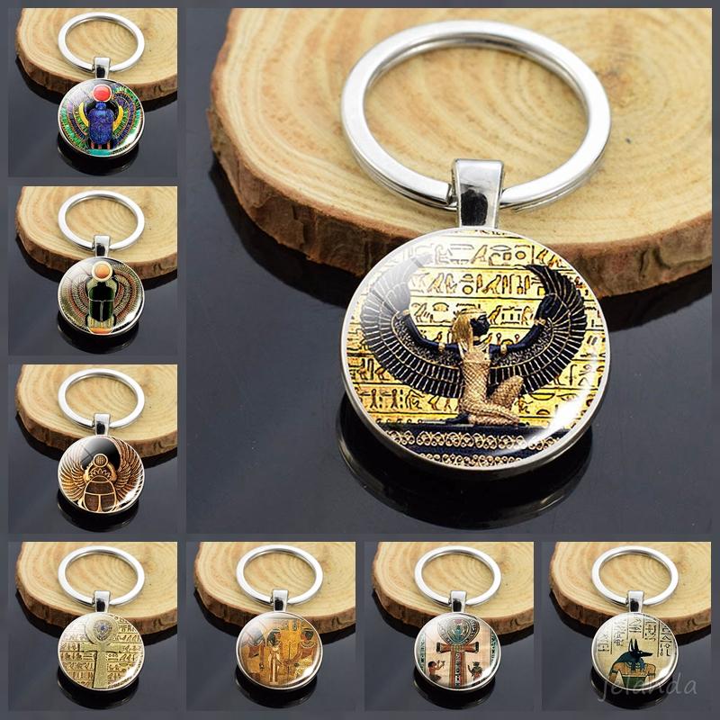Keychains Isis Goddess Keychain Wing Jewelry Anubis Pendant Ancient Egyptian Scarab Cleopatra Cross Double Side Glass Keyring Gift
Keychains Isis Goddess Keychain Wing Jewelry Anubis Pendant Ancient Egyptian Scarab Cleopatra Cross Double Side Glass Keyring Gift
