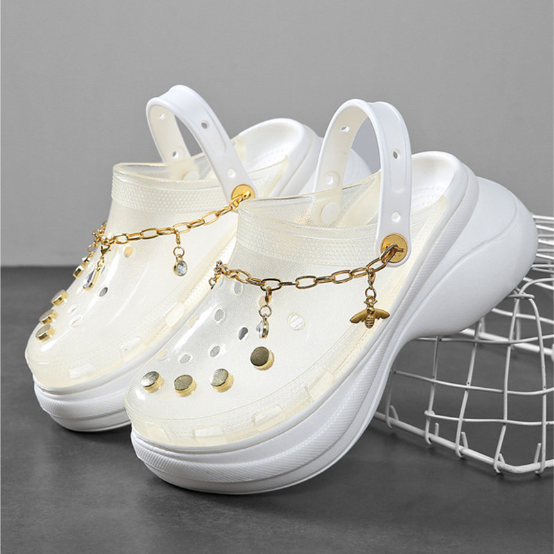 Slippers Sandals Summer Clogs Hole Beach Anti-skid Thick Bottom Outside Croc Increase Shoes For Women Sandalias LPXB, Clear low-top
Slippers Sandals Summer Clogs Hole Beach Anti-skid Thick Bottom Outside Croc Increase Shoes For Women Sandalias LPXB, Clear low-top