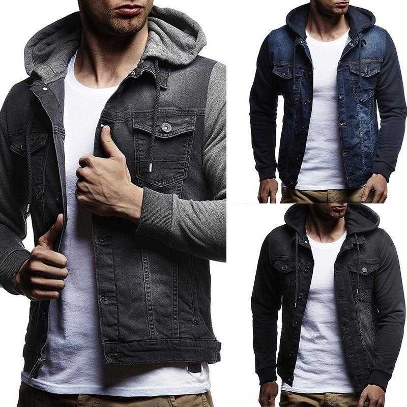 2021 Jeans Jackets Men Hooded Autumn Denim Coat For Male Fashion Street Style Classic Solid Clothes Korean Clothing, Black
2021 Jeans Jackets Men Hooded Autumn Denim Coat For Male Fashion Street Style Classic Solid Clothes Korean Clothing, Black