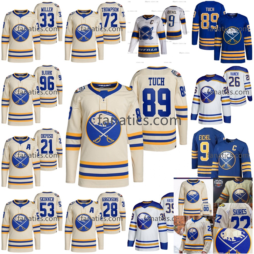 Sabres Rasmus Dahlin 2022 Heritage Buffalo Jersey Alex Tuch Mattias Samuelsson Dylan Cozens Jeff Skinner Tage Thompson Kyle Okposo Dustin Tokarski Victor Olofsson, Youth size custom s-xl
Sabres Rasmus Dahlin 2022 Heritage Buffalo Jersey Alex Tuch Mattias Samuelsson Dylan Cozens Jeff Skinner Tage Thompson Kyle Okposo Dustin Tokarski Victor Olofsson, Youth size custom s-xl