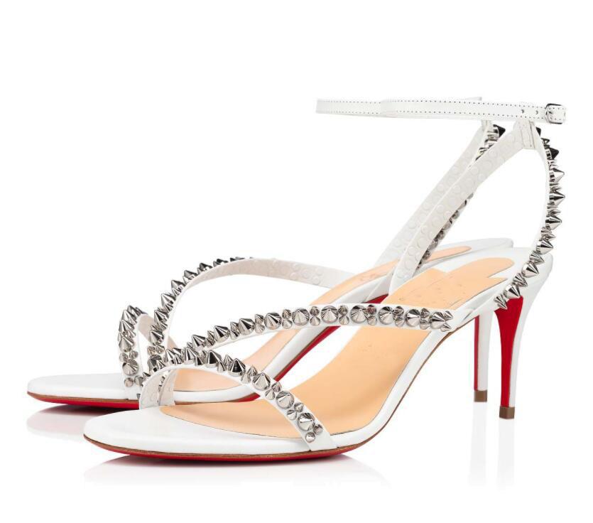 Fashion Summer Mafaldina Red Bottom Sandals Studs Lady High Heels Ankle Strap Luxury Designer Gladiator Sandalias jyt0004, 2 no box
Fashion Summer Mafaldina Red Bottom Sandals Studs Lady High Heels Ankle Strap Luxury Designer Gladiator Sandalias jyt0004, 2 no box