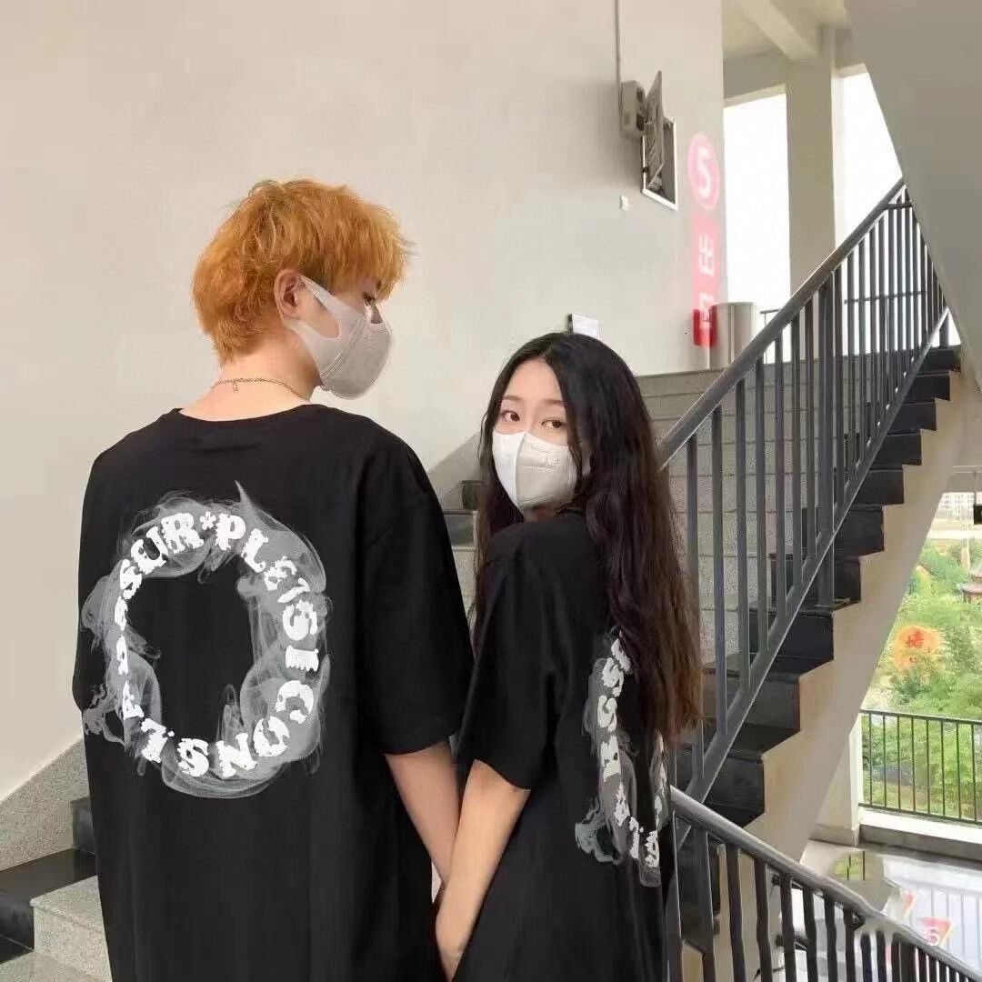 t shirt 21 crosin chest cross back circle letter short sleeve for men and women, White;black
t shirt 21 crosin chest cross back circle letter short sleeve for men and women, White;black