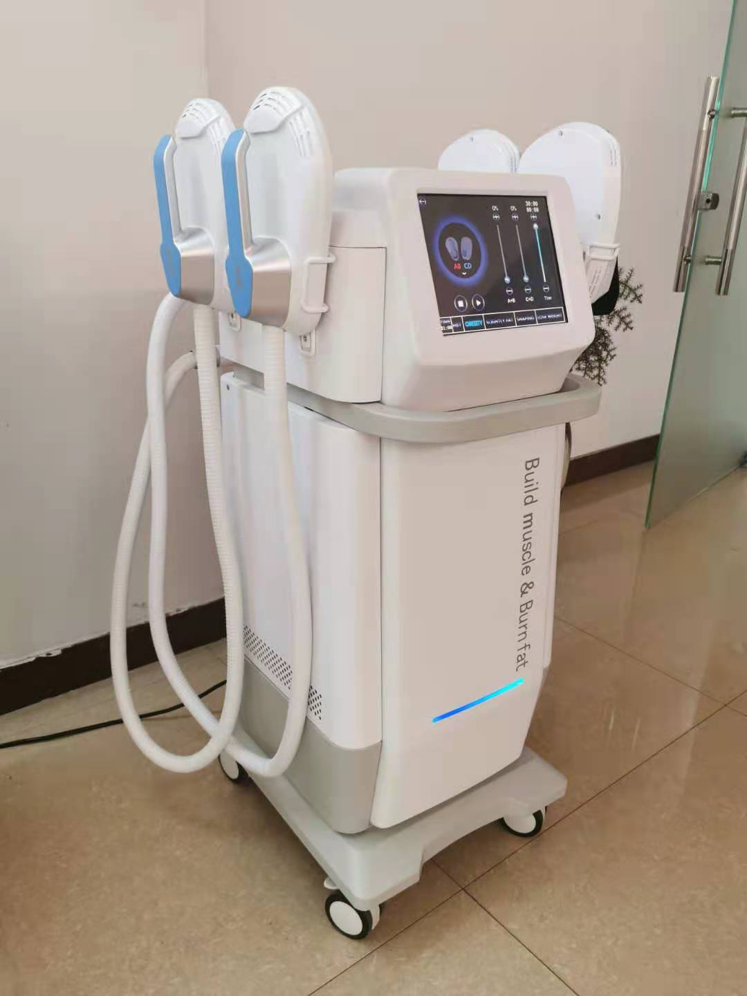 Salon EMslim HI-EMT machine body shaping fat burning 10 Tesla beauty equipment EMS electromagnetic Muscle Stimulation bulit