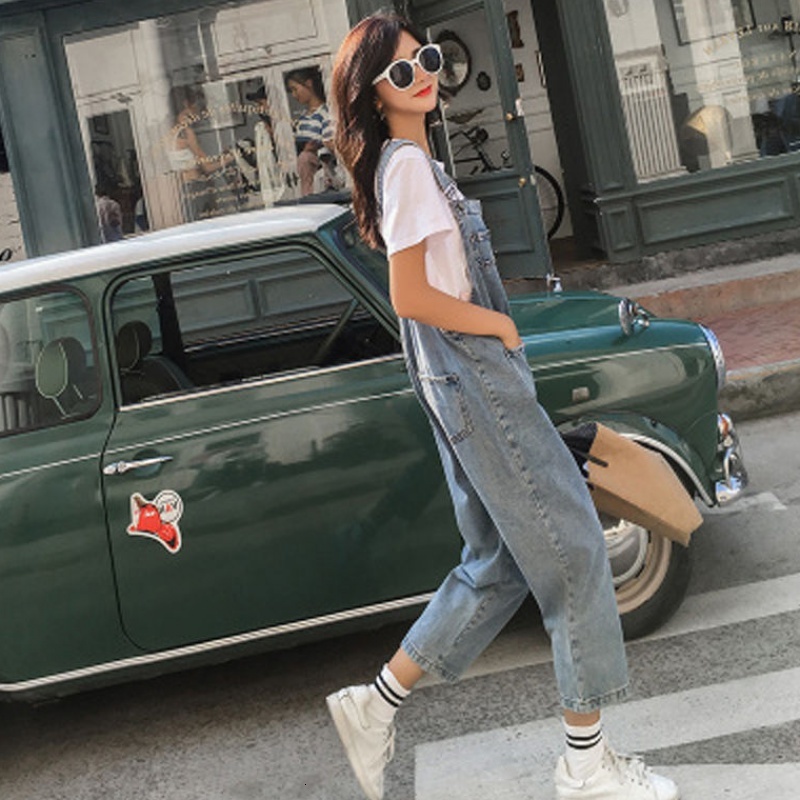 women's jumpsuits & rompers monkey in female denim, base loose, single piece, vintage, girls, students, women, straight, casual design,, Black;white
women's jumpsuits & rompers monkey in female denim, base loose, single piece, vintage, girls, students, women, straight, casual design,, Black;white