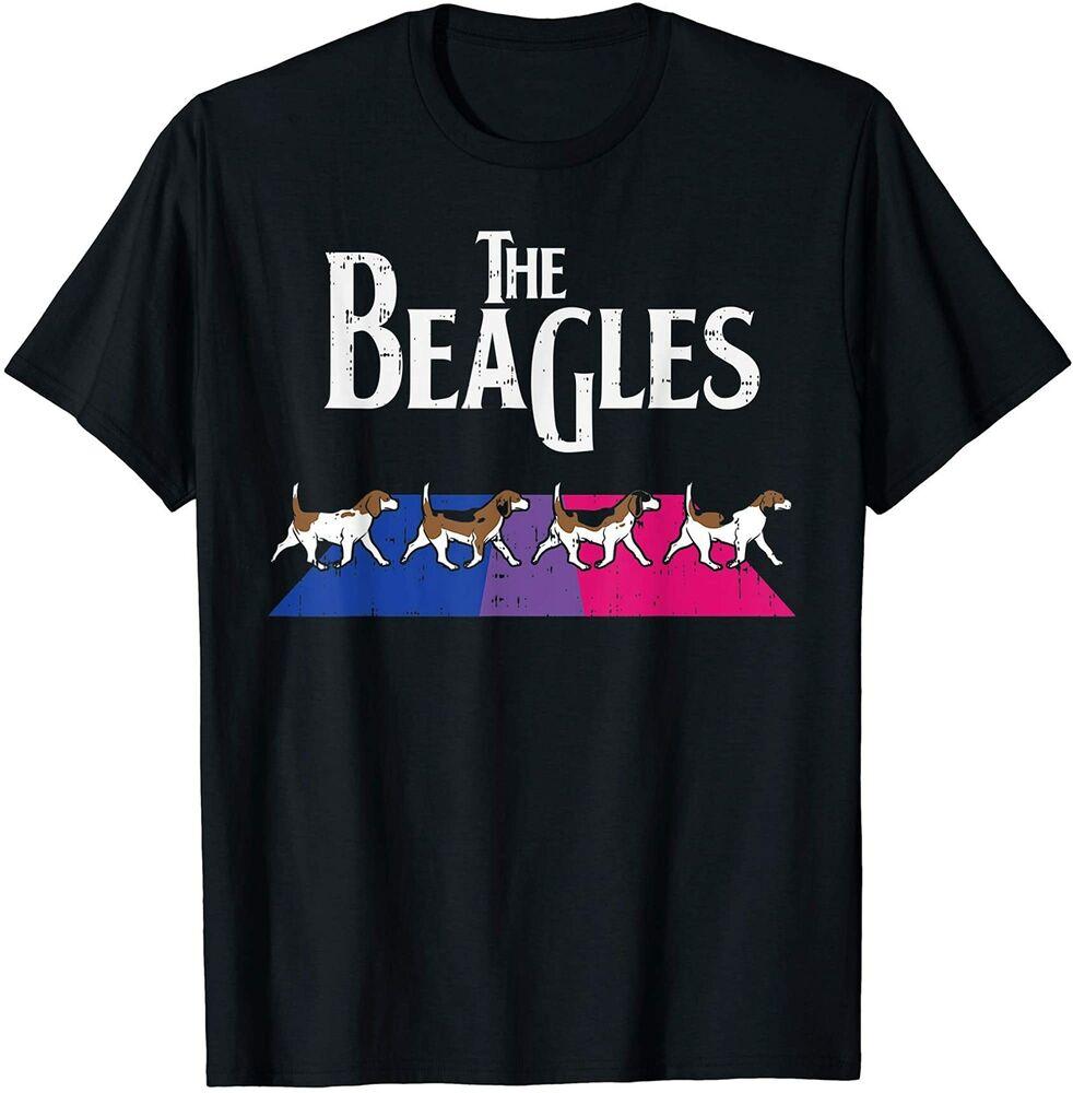 The Beagles Dog Pun Bisexual Pride Funny Animal LGBT Bi Gift T-Shirt Size M-5XL