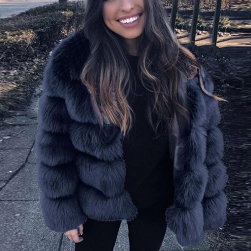 Women's Fur & Faux Mink Coats Women 2021 Winter Top Fashion Pink Coat Elegant Thick Warm Outerwear Fake Jacket Chaquetas Mujer#G30, Black
Women's Fur & Faux Mink Coats Women 2021 Winter Top Fashion Pink Coat Elegant Thick Warm Outerwear Fake Jacket Chaquetas Mujer#G30, Black