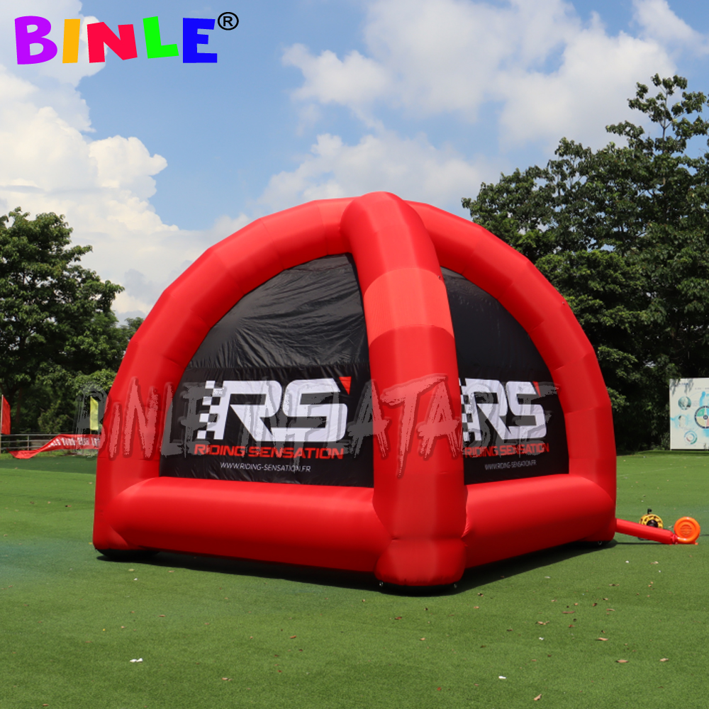 Lightweight Inflatable Event Dome Tent Portable spider Domes Tents Promotion Gazebo with Custom Printing Blower 5mWx 5mL