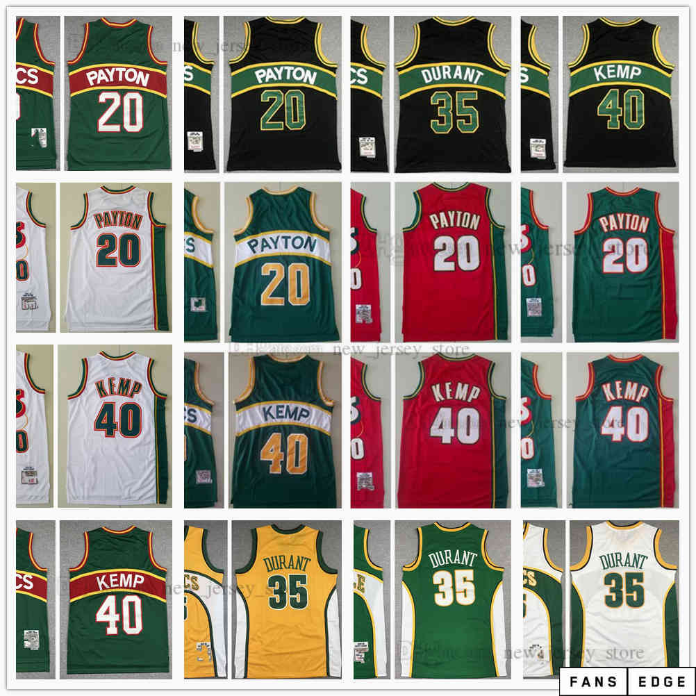Retro 1995-96 Black Mitchell and Ness Basketball Gary 20 Payton Jerseys Green Shaw 40 Kemp Kevin 35 Durant Jersey White Red 1997-98 Stitched, Black;red
Retro 1995-96 Black Mitchell and Ness Basketball Gary 20 Payton Jerseys Green Shaw 40 Kemp Kevin 35 Durant Jersey White Red 1997-98 Stitched, Black;red