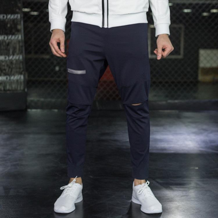 pants trousers muscle brothers men's running fitness training sports with holes small feet casual fashion, Black
pants trousers muscle brothers men's running fitness training sports with holes small feet casual fashion, Black