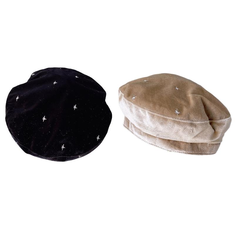 Berets Q39C Elegant Painter Hat Hepburn Style Gypsophila Beret Show Face Small Octagonal Coldproof For Fall Winter Daily Wear, Black
Berets Q39C Elegant Painter Hat Hepburn Style Gypsophila Beret Show Face Small Octagonal Coldproof For Fall Winter Daily Wear, Black