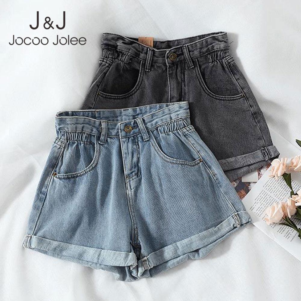 Jocoo Jolee Vintage Solid Color Loose Denim Shorts Women Casual High Waist Jean Shorts Summer Korean Harjauku Wide Leg Shorts 210518, As photo
Jocoo Jolee Vintage Solid Color Loose Denim Shorts Women Casual High Waist Jean Shorts Summer Korean Harjauku Wide Leg Shorts 210518, As photo