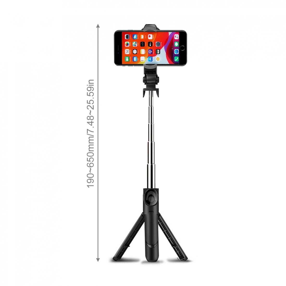 XT09S Mobile Phone Selfie Stick Remote Control with Tripod Integrated Multi-Function Video Live Support Phone Holder
