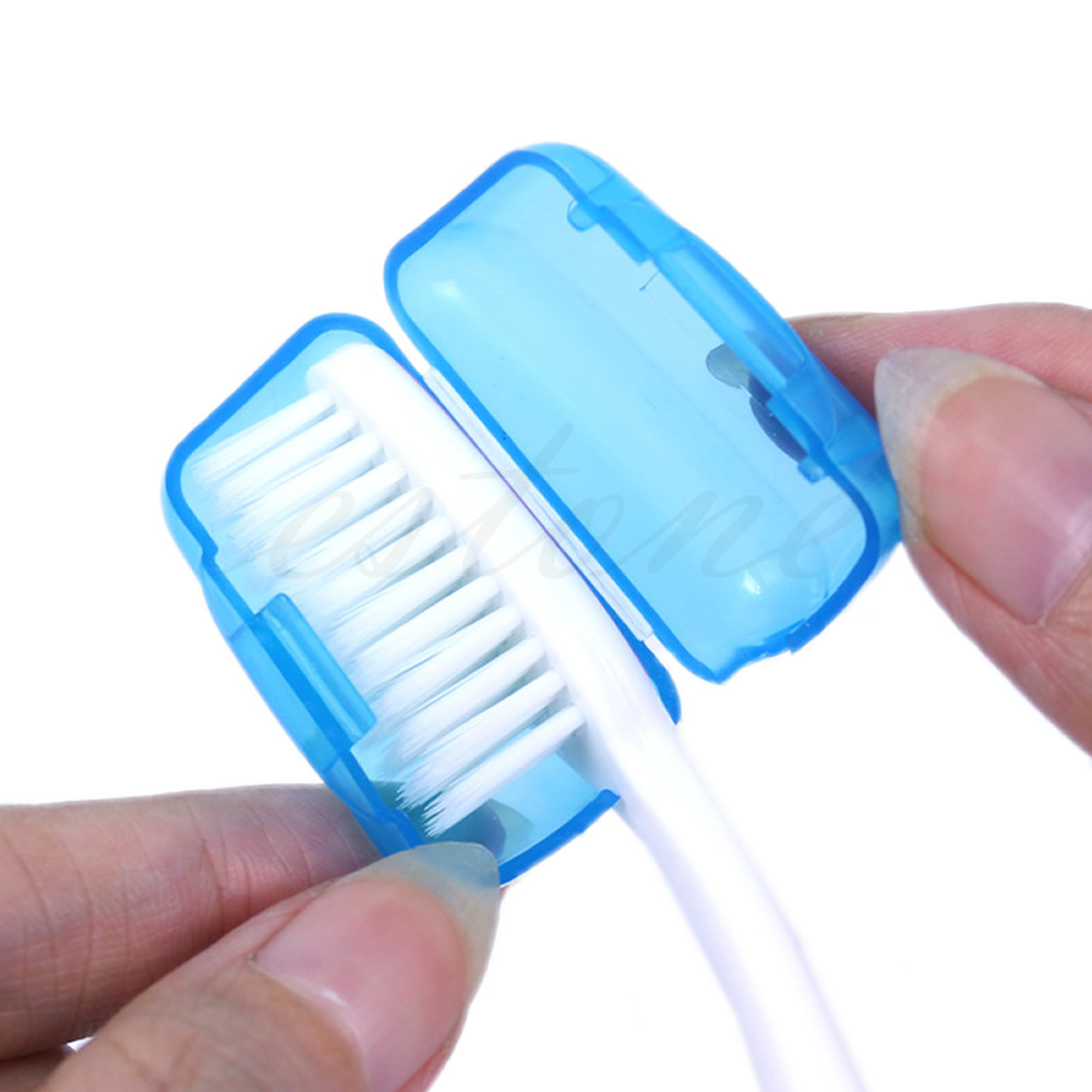 5 Pcs Portable Colorful Travels Toothbrush Head Cover Case Cap Hike Campsite Brush Cleaner Protector Storage Toothbrush Head