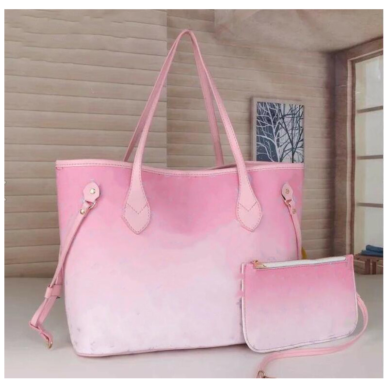 Two-piece color gradient handbag shoulder bag classic graffiti design high quality women large capacity designer, 33
Two-piece color gradient handbag shoulder bag classic graffiti design high quality women large capacity designer, 33