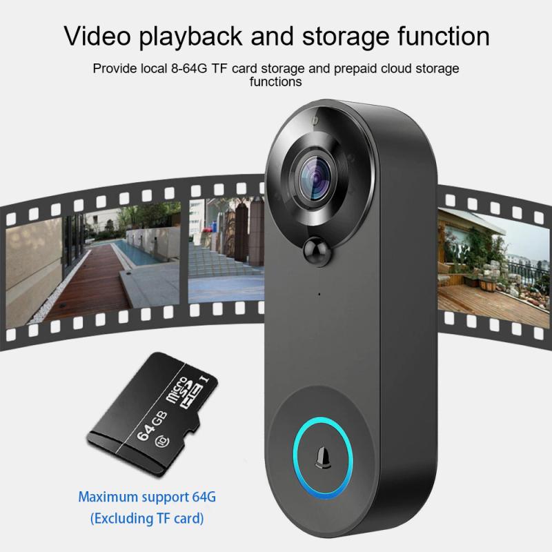Doorbells Tuya Wireless Smart WiFi DoorBell HD Video Visual Camera Intercom Home Security 1080P High Definition
Doorbells Tuya Wireless Smart WiFi DoorBell HD Video Visual Camera Intercom Home Security 1080P High Definition