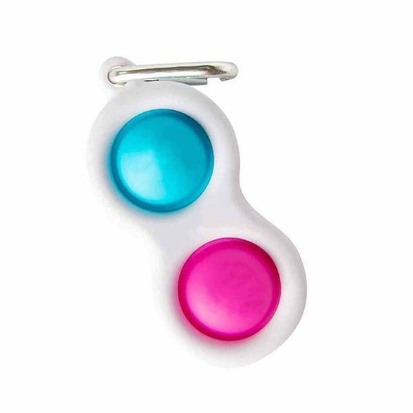 Baby Fidget Toys Simple Dimple Sensory Toys Silicone Flipping Board Brain Teasers Best Gifts Educational Toy For Kids Party Favor FY7650