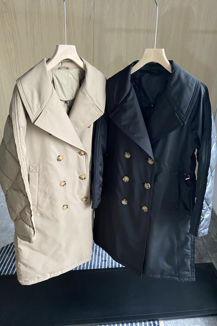 2021 New European Station Double-Breasted Classic Khaki Waist-Tight Windbreaker down Jacket Coat Womens Coat, Black
2021 New European Station Double-Breasted Classic Khaki Waist-Tight Windbreaker down Jacket Coat Womens Coat, Black