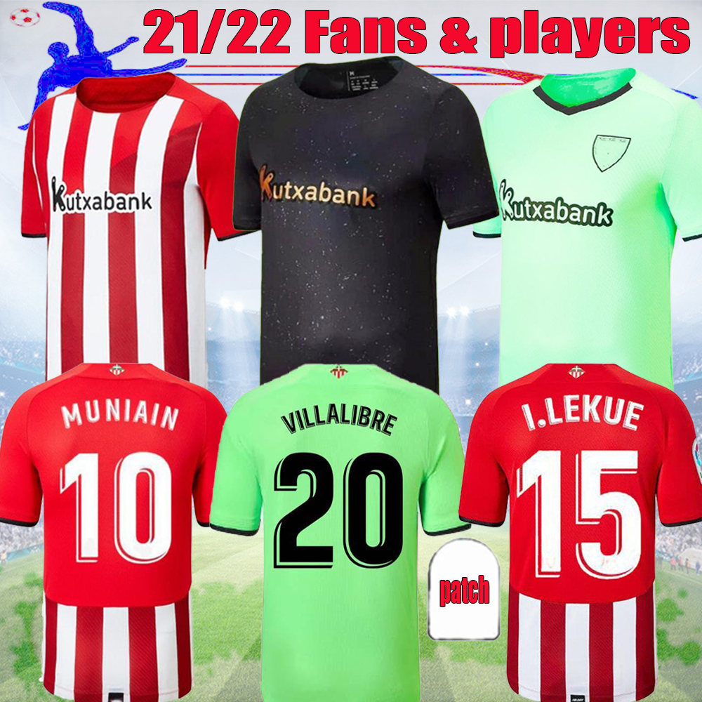 21 22 Bilbao Soccer Jerseys fans & player version RAUL GARCIA BERENGUER WILLIAMS 2021 2022 Athletic VILLALIBRE MUNIAIN I. MARTINEZ football shirt, 21/22 home
21 22 Bilbao Soccer Jerseys fans & player version RAUL GARCIA BERENGUER WILLIAMS 2021 2022 Athletic VILLALIBRE MUNIAIN I. MARTINEZ football shirt, 21/22 home