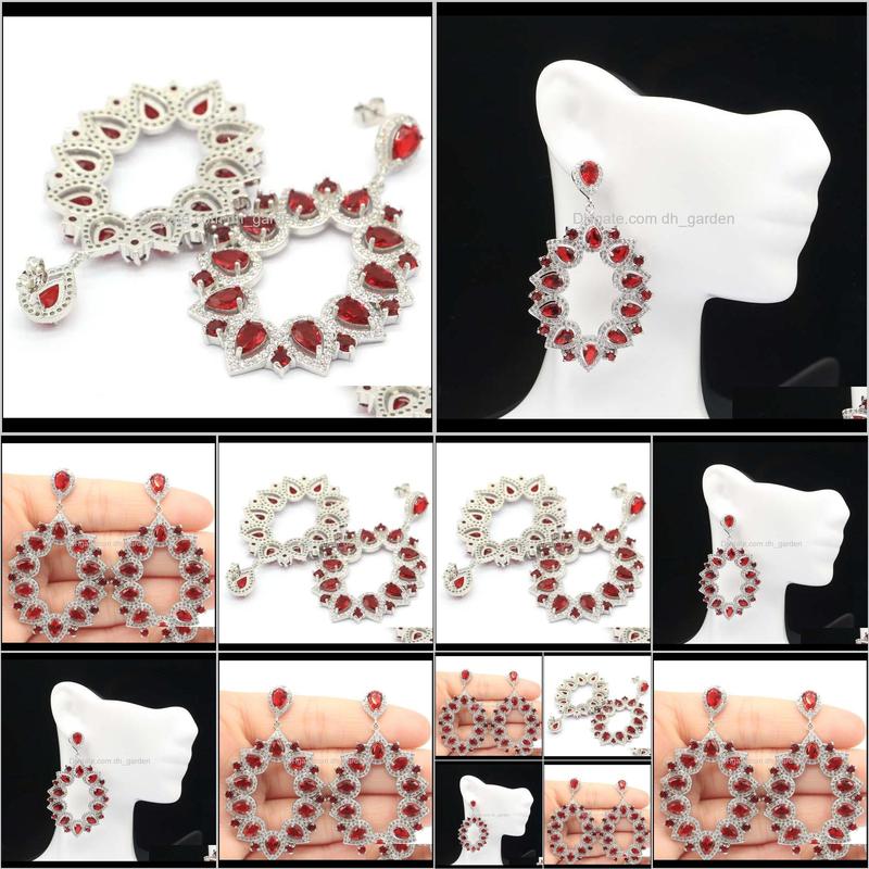 Charm Jewelry 59X34Mm Long Big 18G Created Red Blood Ruby Cz Gift For Womans Party Sier Earrings Drop Delivery 2021 Nvb5Q
Charm Jewelry 59X34Mm Long Big 18G Created Red Blood Ruby Cz Gift For Womans Party Sier Earrings Drop Delivery 2021 Nvb5Q