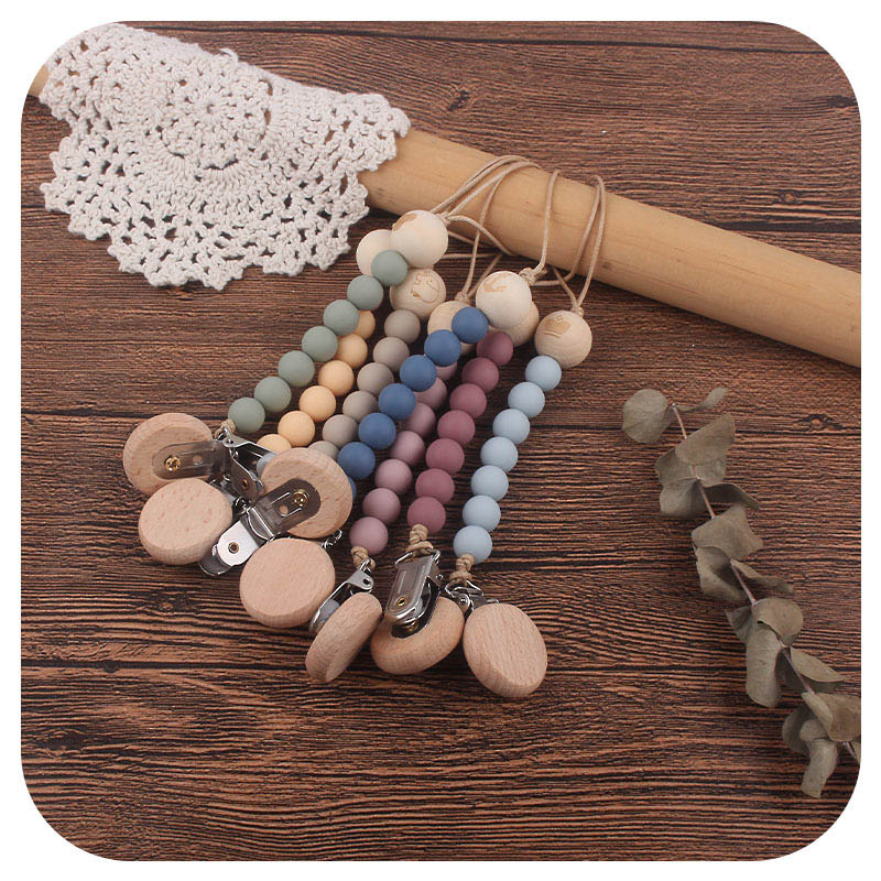 Baby Pacifier Holders Chain Clips Natural Wooden Silicone Teething Beads Newborn Teeth Practice Toys Infant Feeding Kids Chew Toy Love Accessories Animal B8380
Baby Pacifier Holders Chain Clips Natural Wooden Silicone Teething Beads Newborn Teeth Practice Toys Infant Feeding Kids Chew Toy Love Accessories Animal B8380