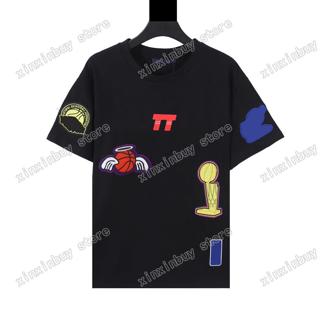 22ss Mens Designers T-Shirts tee Basketball print short sleeve Man Crew Neck paris Fashion Streetwear Black white xinxinbuy XS-L
22ss Mens Designers T-Shirts tee Basketball print short sleeve Man Crew Neck paris Fashion Streetwear Black white xinxinbuy XS-L