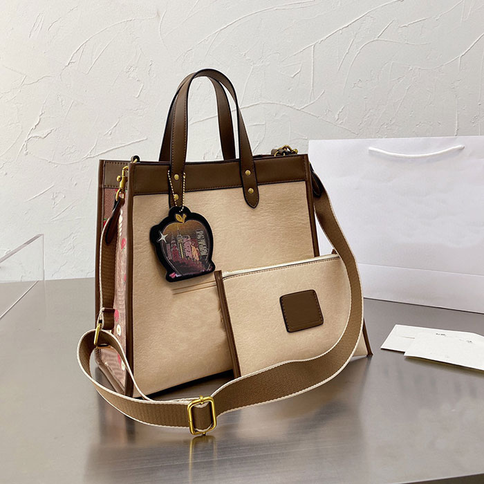 2-piece set brand shoulder bag shopping bag woman high quality leather canvas handbag designer messenger bags Totes With box
2-piece set brand shoulder bag shopping bag woman high quality leather canvas handbag designer messenger bags Totes With box