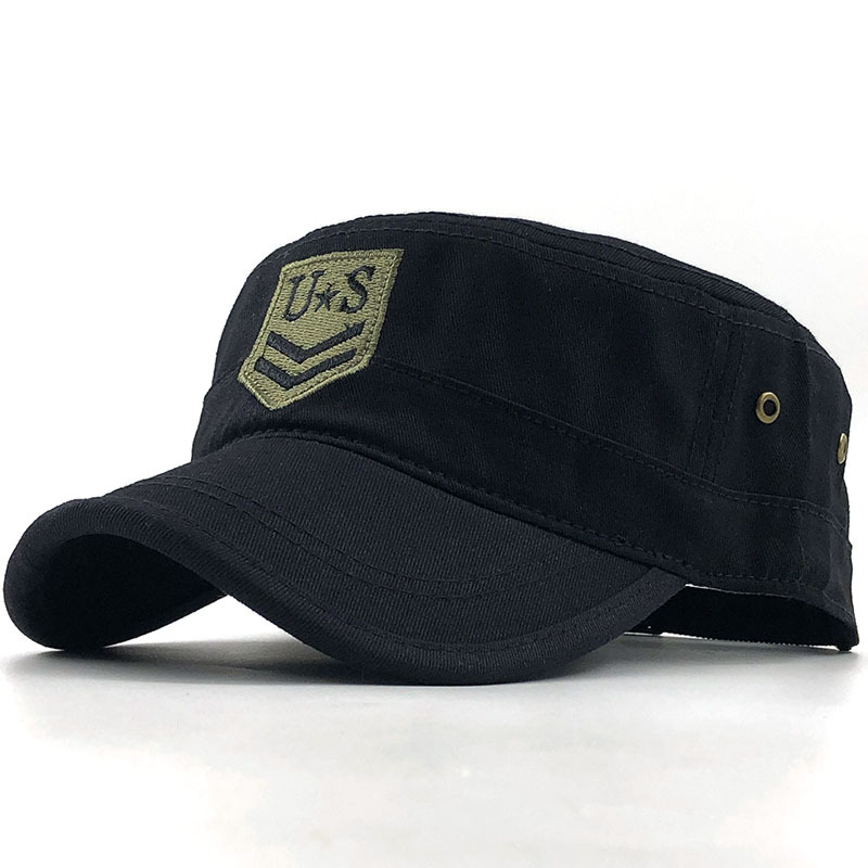 Stingy Brim Hats Cross-Border Casual Sun-Proof Sports Cotton Peaked Male Letter Embroidery Customized Flat-Top Cap Female Outdoor Student Camouflage Hat, Black
Stingy Brim Hats Cross-Border Casual Sun-Proof Sports Cotton Peaked Male Letter Embroidery Customized Flat-Top Cap Female Outdoor Student Camouflage Hat, Black