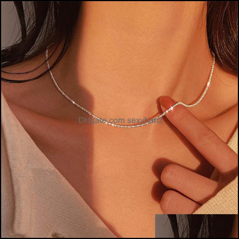 Necklaces & Pendants Ablaze Sier All Over The Sky Star Necklace Collarbone Chain Fashion Contracted Female Senior Neck Wedding Jewelry Gift
Necklaces & Pendants Ablaze Sier All Over The Sky Star Necklace Collarbone Chain Fashion Contracted Female Senior Neck Wedding Jewelry Gift