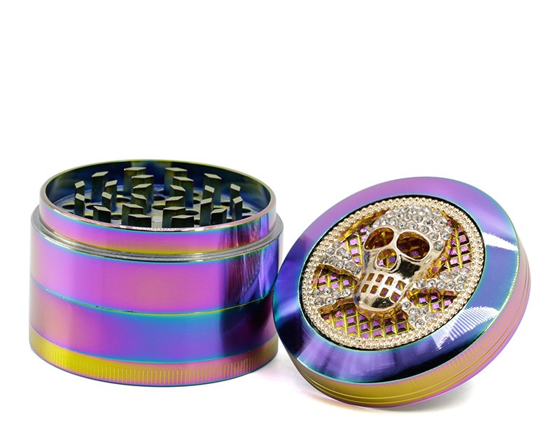 Smoking Accessories 4 Layers Diameter 63mm Iceblue Rainbow Color Zinc Alloy Diamante Cross Spider Frog Shape Herb Grinder Tobacco Crusher
Smoking Accessories 4 Layers Diameter 63mm Iceblue Rainbow Color Zinc Alloy Diamante Cross Spider Frog Shape Herb Grinder Tobacco Crusher