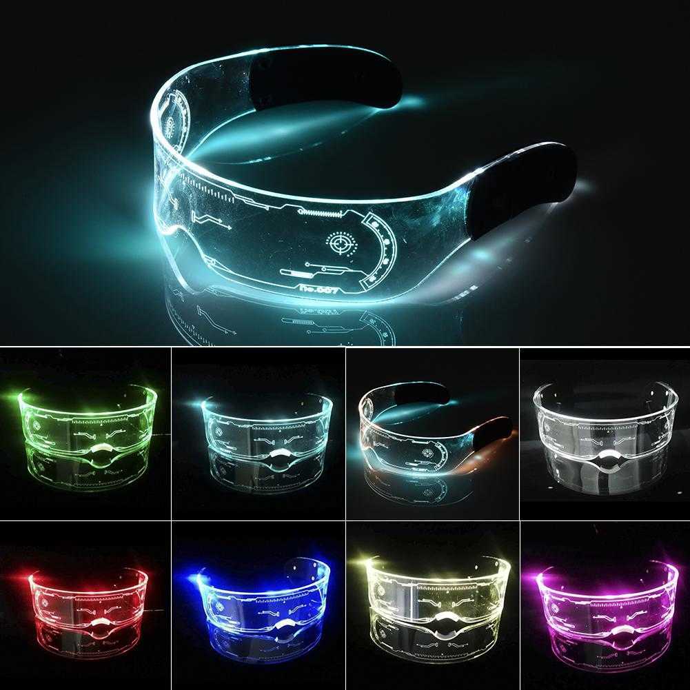LED Glasses EL Wire Neon Party Luminous LED Glasses Light Up Glasses Rave Costume Party Decor DJ SunGlasses Halloween Decoration P0827
LED Glasses EL Wire Neon Party Luminous LED Glasses Light Up Glasses Rave Costume Party Decor DJ SunGlasses Halloween Decoration P0827