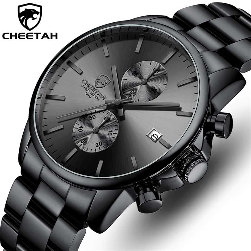 CHEETAH Men Watch Luxury Brand Business Black Quartz Watches Mens Waterproof Chronograph Sport Wristwatch Date Male Clock 220122, Mesh gold black
CHEETAH Men Watch Luxury Brand Business Black Quartz Watches Mens Waterproof Chronograph Sport Wristwatch Date Male Clock 220122, Mesh gold black