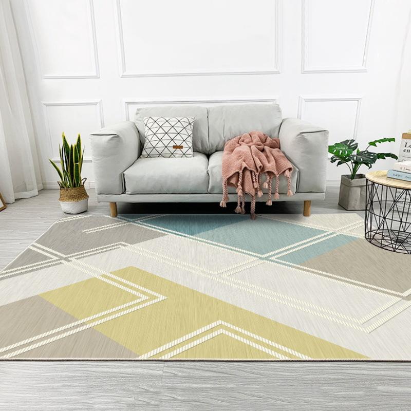 Carpets Fashion Nordic Fresh Simple Geometry Yellow Green Door Cushion Bedroom Living Room Bedside Carpet Kitchen Mat, Geometric figure
Carpets Fashion Nordic Fresh Simple Geometry Yellow Green Door Cushion Bedroom Living Room Bedside Carpet Kitchen Mat, Geometric figure