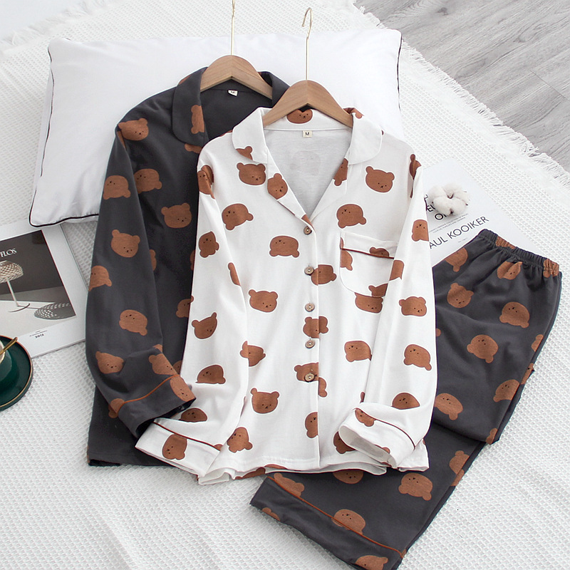 Women's Sleepwear Japanese style spring and autumn couple cotton trousers long sleeves suit pajamas Four seasons male service, Female white.
Women's Sleepwear Japanese style spring and autumn couple cotton trousers long sleeves suit pajamas Four seasons male service, Female white.