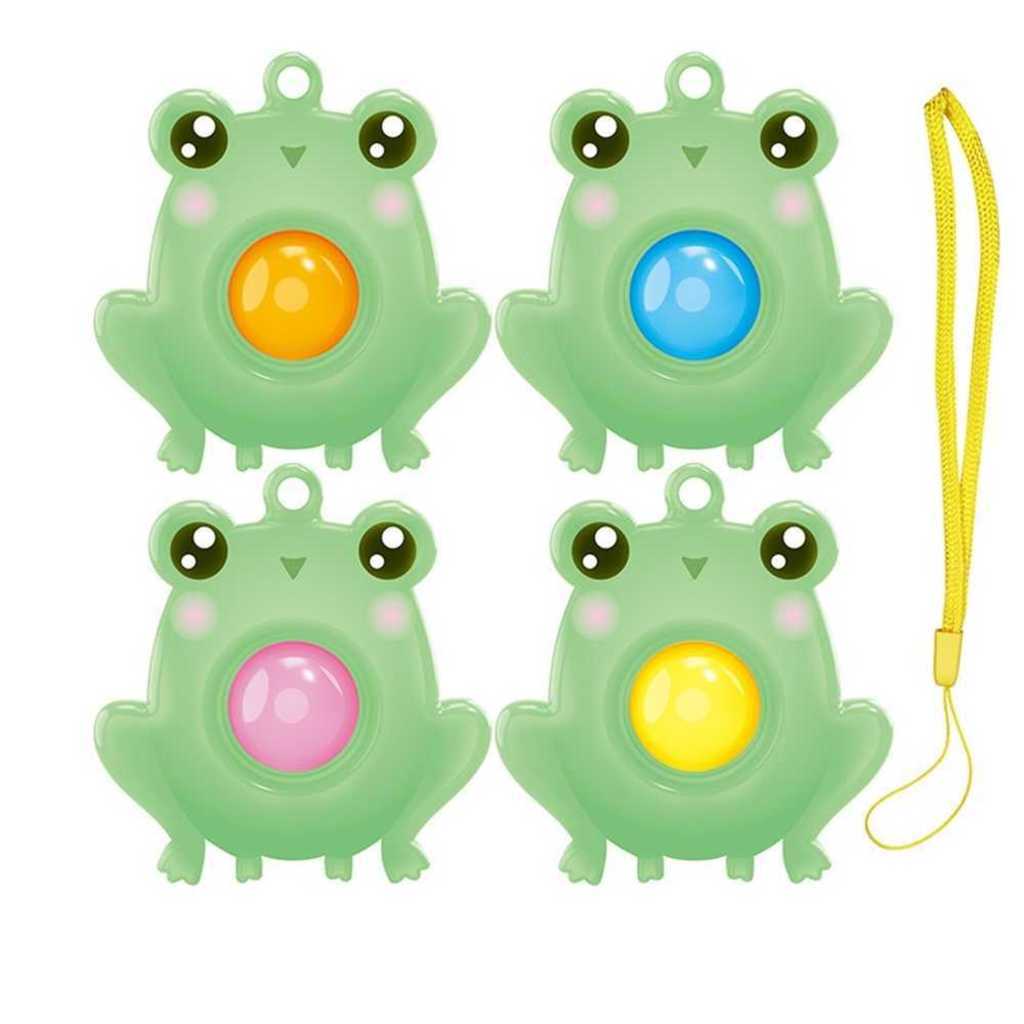 Candy color Push Poppers Fidget Toys Finger Bubble Panda Frog Decompression Key Chain Cute Children's Mini Pandents for bags Gifts Keyr
Candy color Push Poppers Fidget Toys Finger Bubble Panda Frog Decompression Key Chain Cute Children's Mini Pandents for bags Gifts Keyr