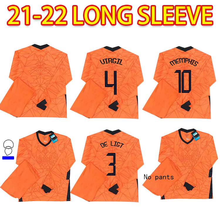 2021 Holland MEMPHIS DE JONG Long Soccer Jerseys jersey LIGT NETHERlANDS STROOTMAN VAN DIJK 2022 football shirt Adult men kit, Black;yellow
2021 Holland MEMPHIS DE JONG Long Soccer Jerseys jersey LIGT NETHERlANDS STROOTMAN VAN DIJK 2022 football shirt Adult men kit, Black;yellow