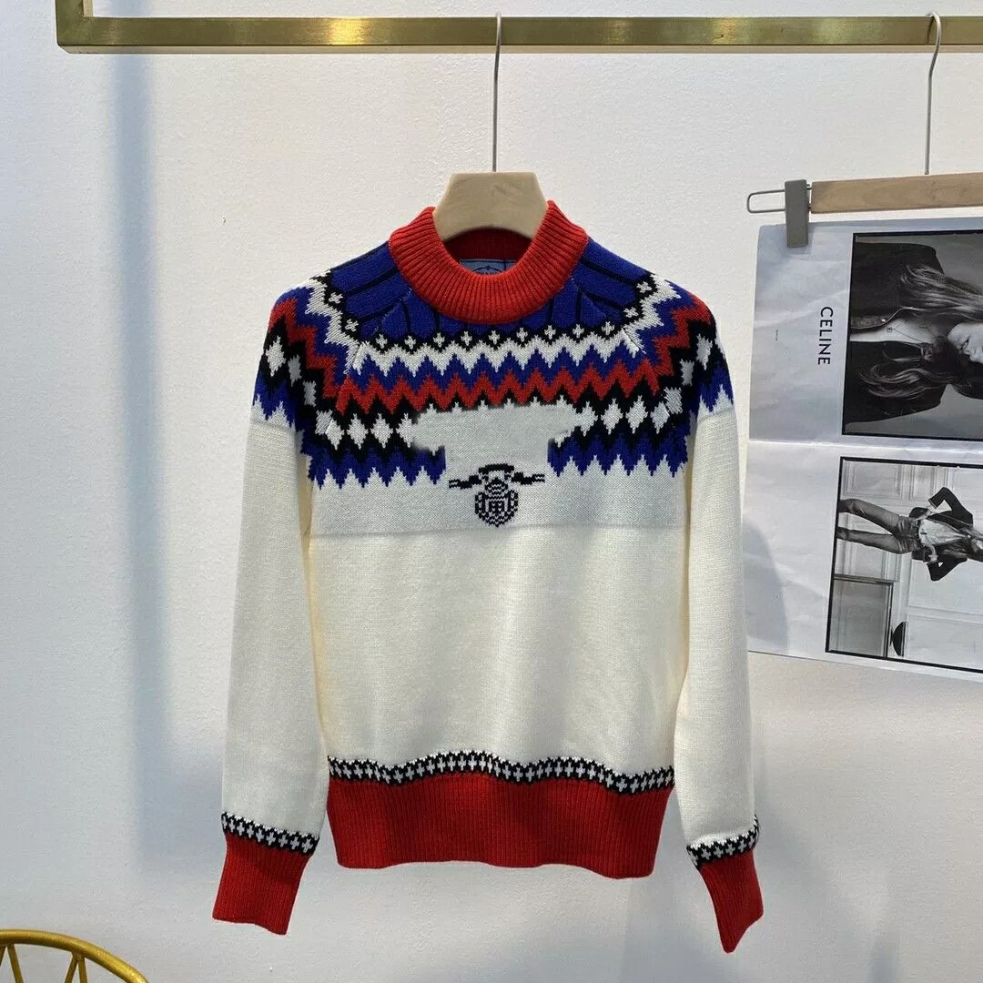 2022 most fast mens and women sweaters fashion designer jumper Classic jacquard letter crew neck winter warm 100% mercerized corespun cotton Ski Sweater, White
2022 most fast mens and women sweaters fashion designer jumper Classic jacquard letter crew neck winter warm 100% mercerized corespun cotton Ski Sweater, White