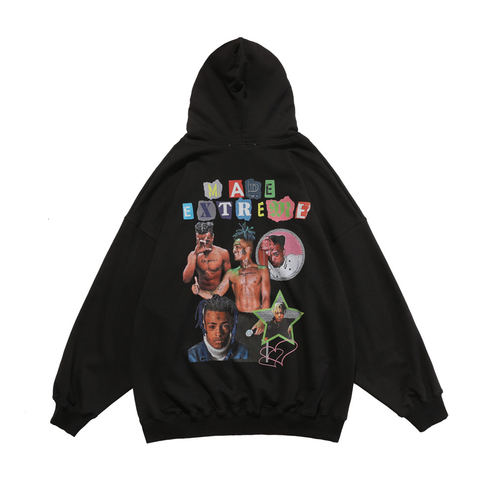 Sweatshirts Hip hop character print mens high street trendy loose PULLOVER HOODIE COAT Hoodie, White
Sweatshirts Hip hop character print mens high street trendy loose PULLOVER HOODIE COAT Hoodie, White