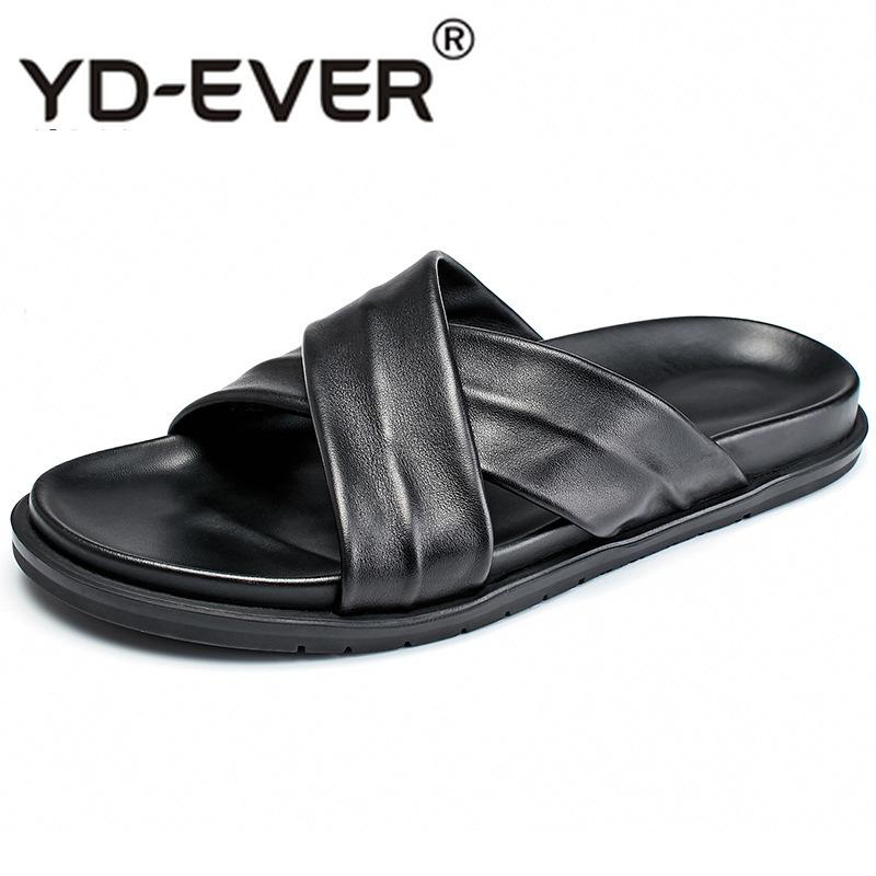 Slippers Beach Mens Genuine Leather Korean Version Outdoor Flip Flops Roman Casual Shoes Anti-skid Summer Cowhide, Black
Slippers Beach Mens Genuine Leather Korean Version Outdoor Flip Flops Roman Casual Shoes Anti-skid Summer Cowhide, Black