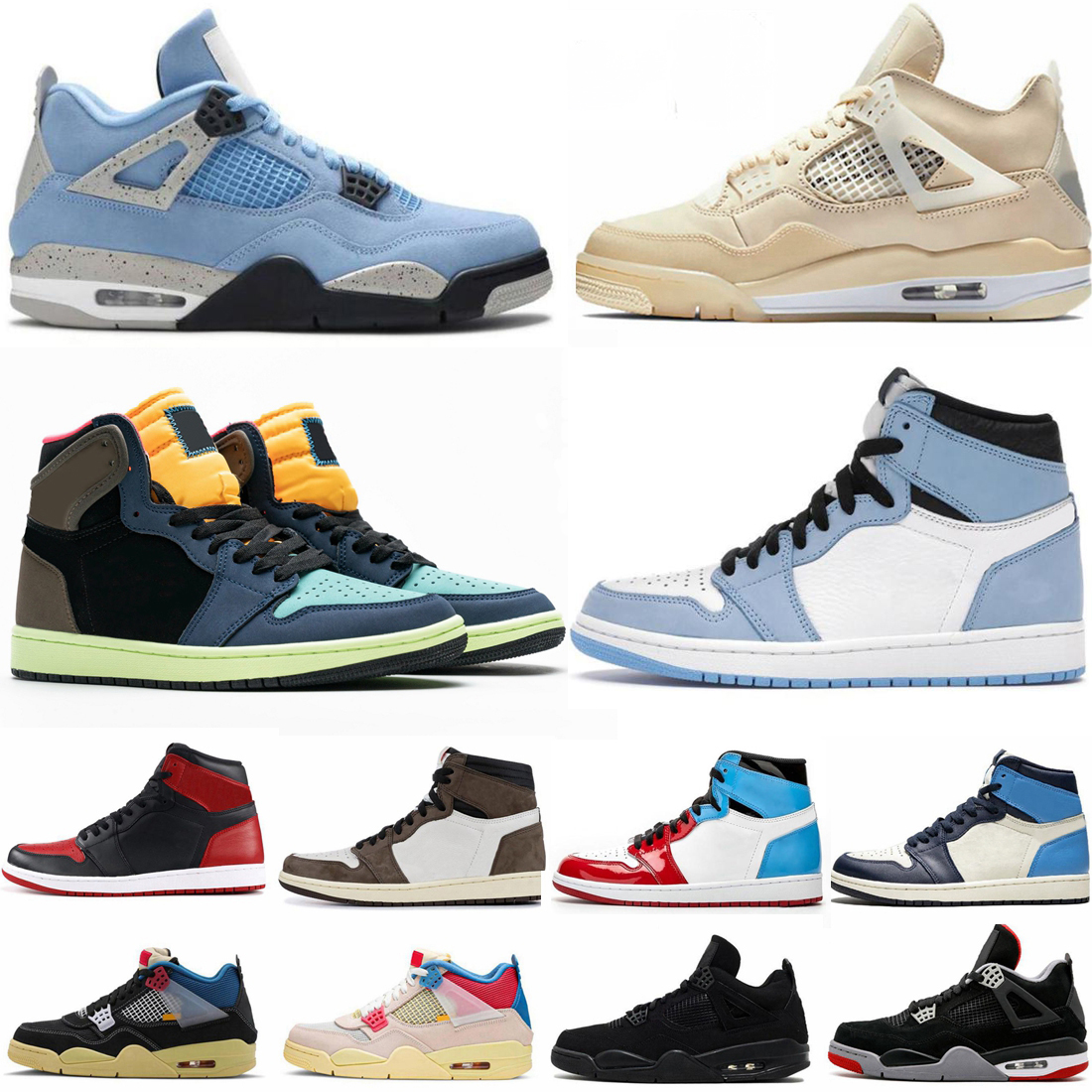 1 1s Travis Scotts Obsidian Shoes UNC University Blue Twist What The Mens Basketball Shoe Black Cat Bred 4 4s Sail Guava Ice Women Sneakers, Gift
1 1s Travis Scotts Obsidian Shoes UNC University Blue Twist What The Mens Basketball Shoe Black Cat Bred 4 4s Sail Guava Ice Women Sneakers, Gift